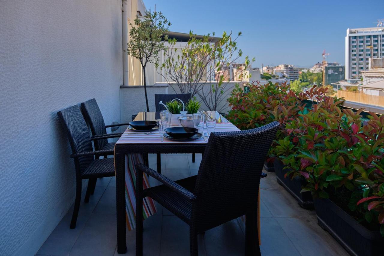 Homz Ah03 Penthouse Studio Hilton Area เอเธนส์ ภายนอก รูปภาพ