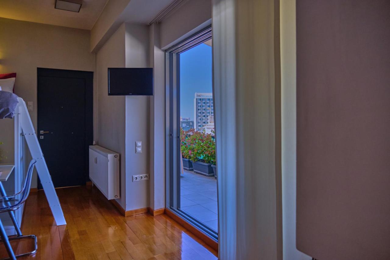 Homz Ah03 Penthouse Studio Hilton Area เอเธนส์ ภายนอก รูปภาพ